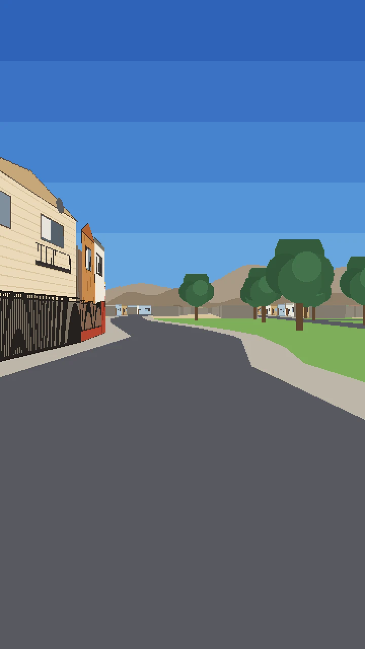 Ilustración: el recorrido por las calles del sector El Palomar hasta la puerta del 541-B